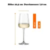 Rona Weißweingläser 435 ml, Serie Mode, Weißweinglas mit Produktbild-Vorschau 3