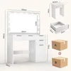 OYAJIA Schminktisch mit Spiegel und LED-Leuchten, Produktbild-Vorschau 6
