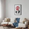 Posterpapier Poster - War and Peace 29.7x42 cm Streetart Produktbild-Vorschau 2