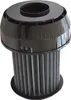 A close-up studio shot of a black and gray air filter. Produktbild-Vorschau