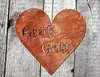 Rostikal Herz Deko Grüß Gott 22 x 21 cm Schild Haustür Deko Produktbild-Vorschau 5