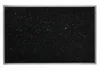 A black speckled countertop with a silver frame. Anteprima dell’immagine prodotto