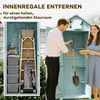 Outsunny Gartenschrank Geräteschuppen mit Fachböden Produktbild-Vorschau 5