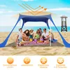 TolleTour Strandmuschel Elasthan mit Tragetasche Sonnendach Produktbild-Vorschau 4