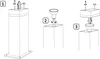 Lampada da esterno GU10 50 cm GILBERT 322371 Polux Anteprima dell’immagine prodotto 9