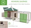 PawHut Zwerghühnerstall Stall mit Auslauf Nistkasten Produktbild-Vorschau 5