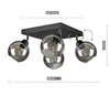 LUXOLAR Led Deckenleuchte 4 flammig, Deckenlampe Schwenkbar Produktbild-Vorschau 3