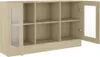 A wooden cabinet with glass doors. Náhled obrázku produktu