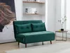 2-Sitzer Schlafsofa in Velours flaschengrün - URIBIA Produktbild-Vorschau 2