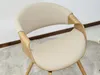 Chaise de salle à manger design SAROLTA - chêne / beige Voir les images du produit 2