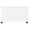 vidaXL Truhe mit Rollen ALTA Weiß 73x39,5x43 cm Massivholz Produktbild-Vorschau 5