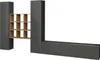 Wohnzimmermöbel Dcarbon, Wohnzimmer-Set TV-Möbel mit 3 Produktbild-Vorschau 1
