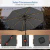 Parasol ogrodowy COSTWAY 300 cm z oświetleniem słonecznym Podgląd zdjęcia produktu 5