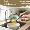 LS-LebenStil Flexibles Abtropfsieb Nudelsieb 36x19cm Produktbild-Vorschau 3