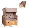 Fauteuil de plage pour 2 personnes avec dossier inclinable, Voir les images du produit 5