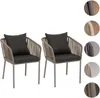 2er-Set Gartenstuhl MCW-N41, Outdoor Armlehne, wetterfest Produktbild-Vorschau 9