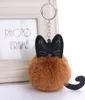 Kunstfell Flauschige Katze Schlüsselanhänger Produktbild-Vorschau 4