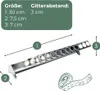 Futtertrog Metall Küken Futterautomat Hühner Zubehör Produktbild-Vorschau 2