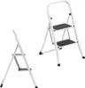 TWOLIIN Escabeau pliable 2 marches - Escabeau de ménage en Voir les images du produit 1