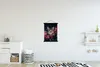 MuchoWow® Textilposter Katze - Blumen - Tiere - Botanisch Produktbild-Vorschau 2