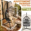 Fauteuil suspendu ELONEO avec support, fauteuil à bascule Voir les images du produit 7
