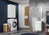 VBChome Badmöbel Set 45 cm Weiß Waschbecken mit Produktbild-Vorschau 4