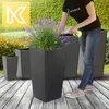 KADAX sada ratanových kvetináčov "Pesaro", plastový Náhľad obrázku produktu 3