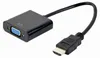gembird Adapter HDMI -> VGA/Audio Single-Port schwarz Produktbild-Vorschau 3