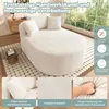 Relaxační křeslo Merax Oval, jednopostelové křeslo potažené Náhled obrázku produktu 10