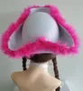 N24-55-56 Kinder-Damen weißer Funkenhut mit silberborte Produktbild-Vorschau 3