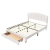 Cama tapizada Fortuna Lai, tamaño 160x200 cm, con puerto Vista previa de la imagen del producto 5