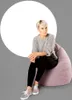 Sitting Point Beanbag ALFA XL altrose Produktbild-Vorschau 8