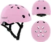 A pink helmet shown from multiple angles against a white background. Anteprima dell’immagine prodotto