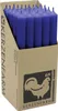 Stabkerzen aus Paraffin, 250/22 mm, Dunkelblau, KERZENFARM Produktbild-Vorschau 1