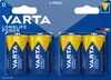 A four-pack of Varta Longlife Power D batteries in their original packaging. Voir les images du produit