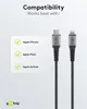 Goobay 49270 lightning cable 0.5 m Black, Grey Anteprima dell’immagine prodotto 4