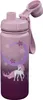 A pink and purple water bottle with a unicorn design. Produktbild-Vorschau