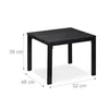 Tavolino da balcone Relaxdays, resistente alle intemperie, Anteprima dell’immagine prodotto 4