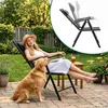Gartenstühle 2er Set Hochlehner Klappbar 3-Fach Verstellbar Produktbild-Vorschau 9