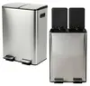 Afvalbak SOLV, dubbel compartiment, 60 liter – Productafbeelding-voorbeeld 11