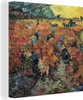 MuchoWow® - Leinwandbilder - Der rote Weinberg - Vincent Produktbild-Vorschau 1