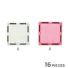 Cleverclixx Glitter Tiles Pack Transparent Rosa 16 Teile, Produktbild-Vorschau 8