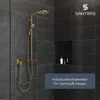 SANTRAS® Duschschlauch aus Kunststoff 1/2" in Edelmessing - Produktbild-Vorschau 3