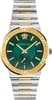 Versace VEVI00420 Greca Logo grün gold silber Edelstahl Produktbild-Vorschau 1
