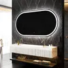 Badspiegel mit Beleuchtung 170 x 100 cm   - LED Farbe Produktbild-Vorschau 1