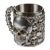 OOTB Silberfarbener Becher Skull Produktbild-Vorschau 1