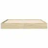 vidaXL Rám postele bez matrace Sonoma dub 140x200 cm Náhled obrázku produktu 4