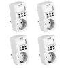 4x Digitale Mini Wochen-Zeitschaltuhr Steckdose Timer Produktbild-Vorschau 1
