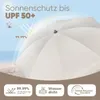 Sekey Sonnenschirm Rund Ø160cm Gartenschirm UV Schutz 50+ Produktbild-Vorschau 4