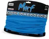 A blue Morf Original neck gaiter is displayed on its retail packaging. Produktbild-Vorschau
